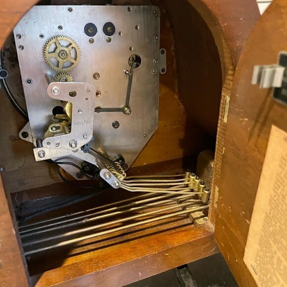 Antique Seth Thomas Clock Co. mantle clock - Picture 5 of 10